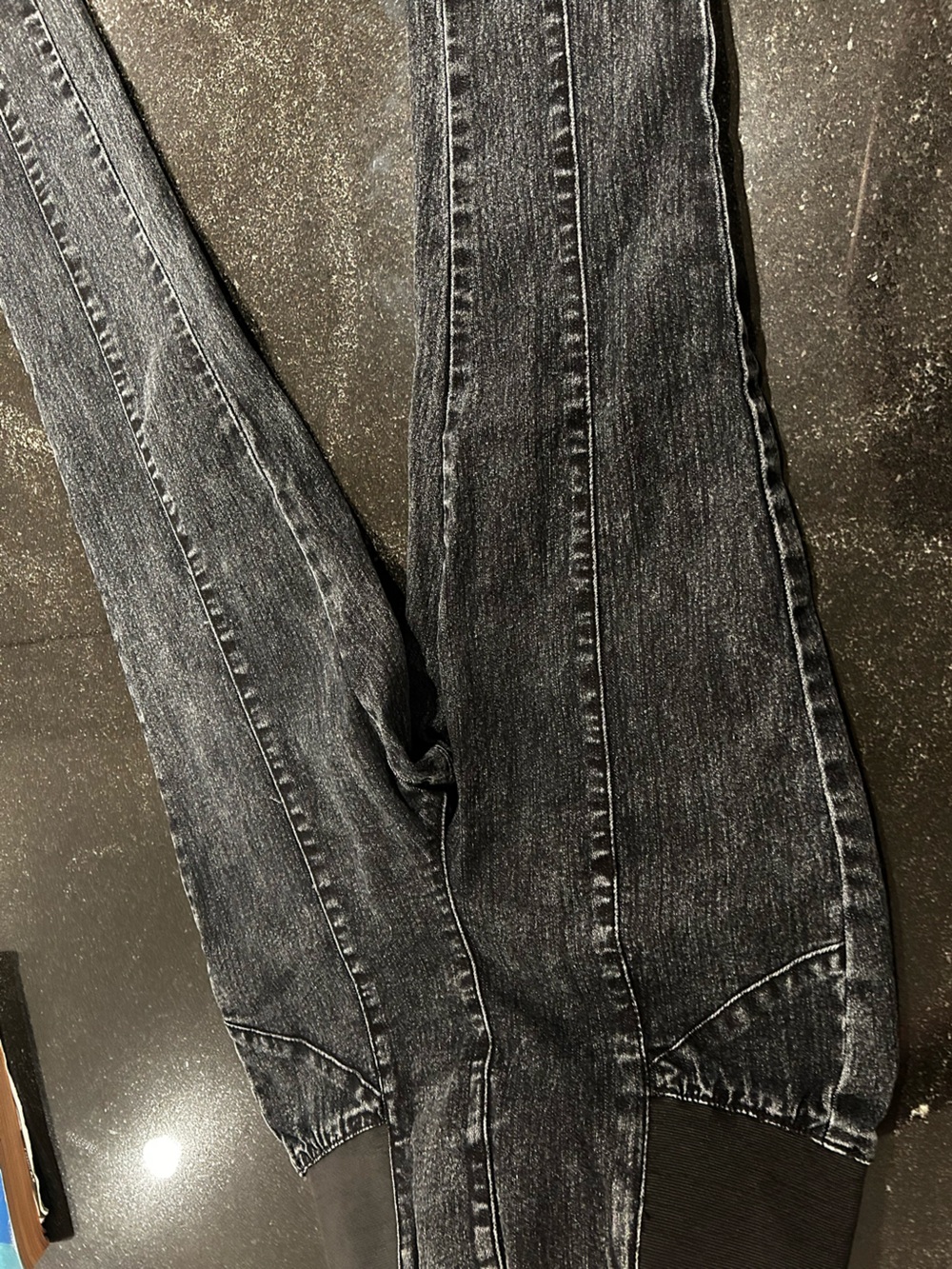 Y2K VENUS Women's Black Acid-Wash Skinny Jeans